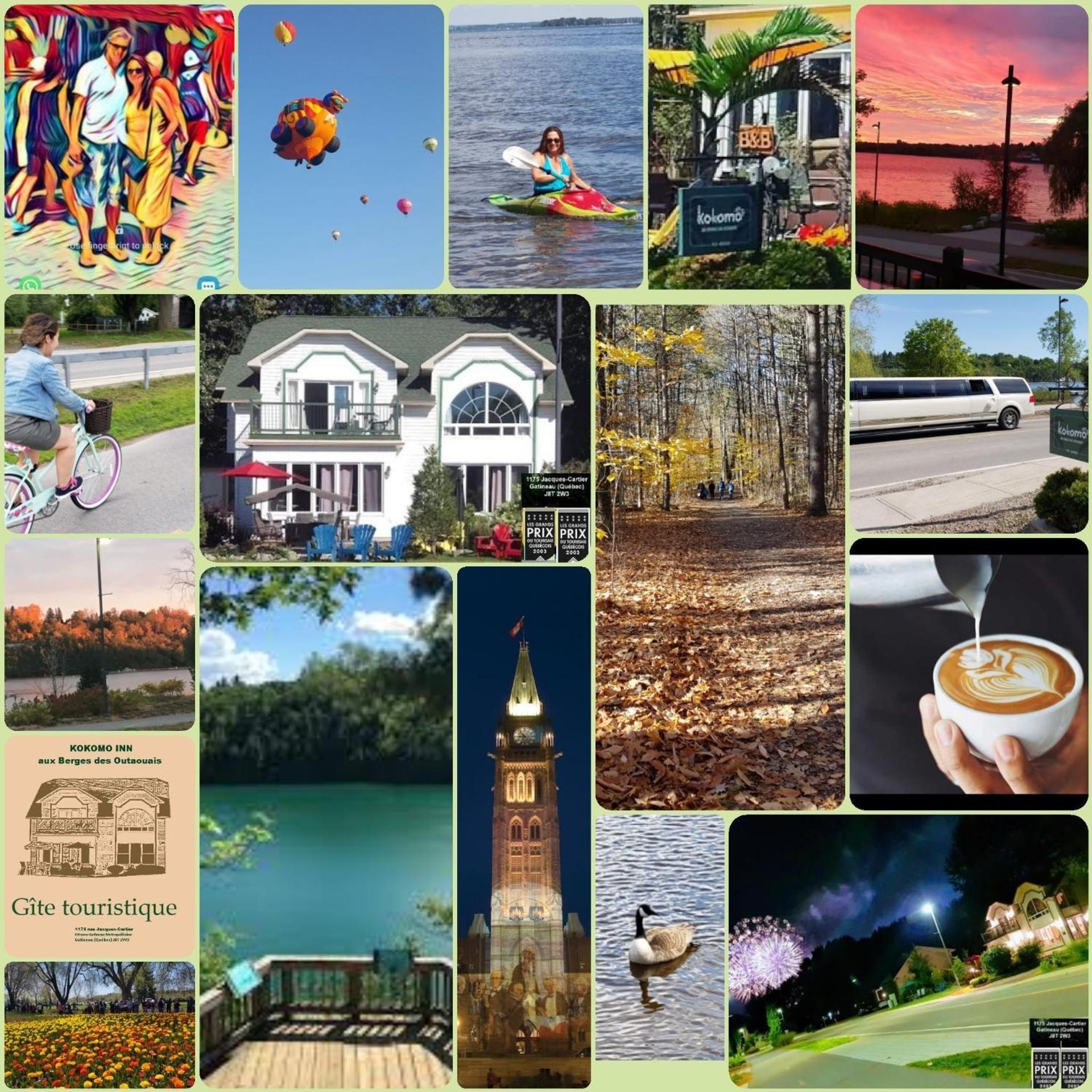 Kokomo Inn Bed And Breakfast Ottawa-Gatineau'S Only Tropical Riverfront B&B On The National Capital Cycling Pathway Route Verte #1 - For Adults Only - Chambre D'Hotes Tropical Aux Berges Des Outaouais Bnb #17542O Εξωτερικό φωτογραφία